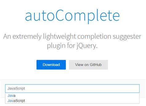 Top 10 Best Autocomplete JQuery And Javascript Plugins Our Code World