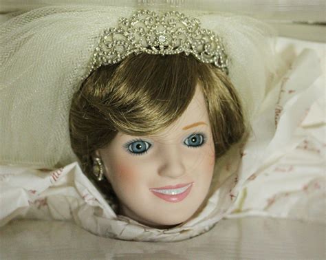 Princess Diana Royal Wedding Porcelain Bride Doll By Danbury Mint Vintage EBay