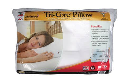 Tri Core Fiber Pillow Cervical Orthopedic Support Pillows