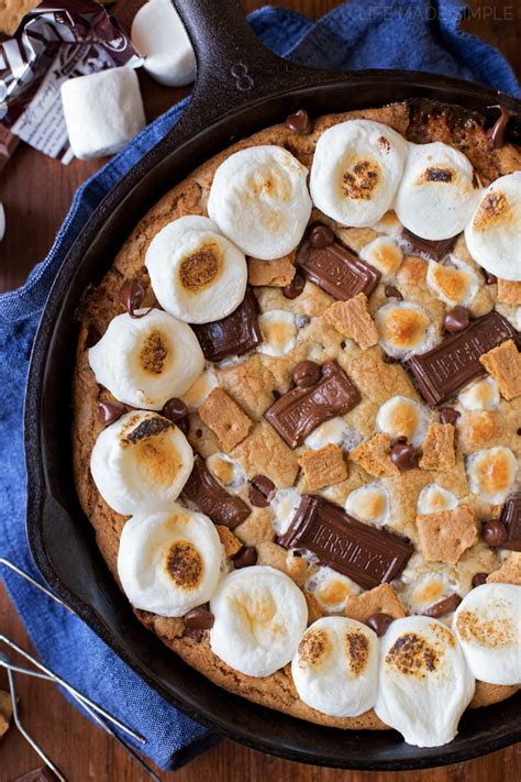 Smores Skillet Cookie Cake Life Made Simple