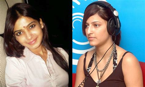 Tollywood Celebrities Without Makeup Before And After Wavy Haircut