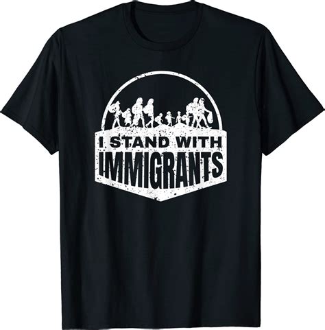 I Stand With Immigrants Tshirt Pro Immigrant Shirt Clothing