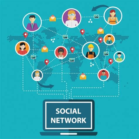 Free Vector Social Networking Connections
