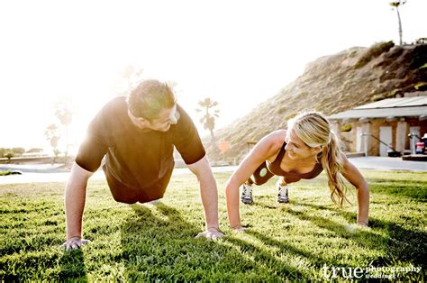 Work Out Themed Engagement Shoot With Richelle And Eric