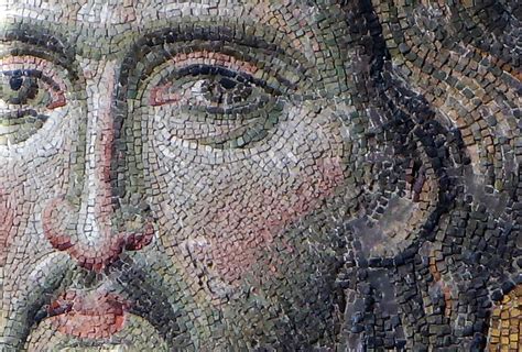 Christs Face Close Deësis Mosaic Hagia Sophia Flickr