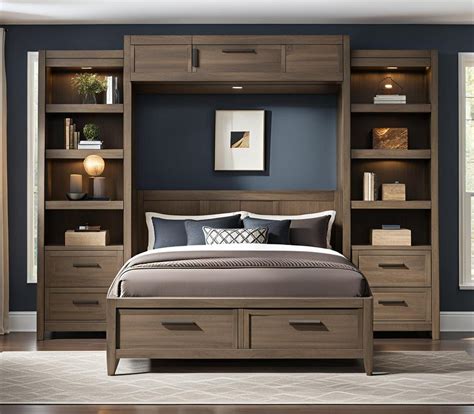 Make Room With Dakotas Queen Storage Bookcase Beds Audrey Farley