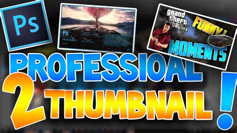 How To Make A Professional Thumbnail Photoshop Youtube