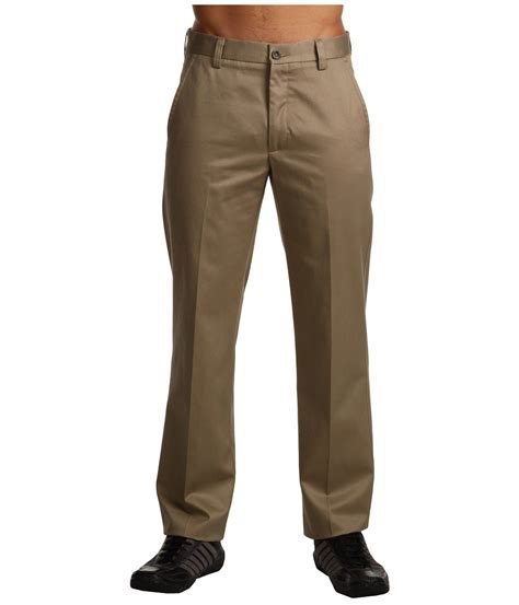 Dockers Signature Khaki D1 Slim Fit Flat Front In Brown For Men Lyst