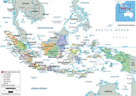 Indonesia Political Map Order And Download Indonesia Political Map