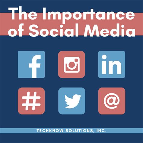 The Importance Of Social Media Techknow Solutions