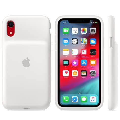 Apple Iphone Xr Smart Battery Case White Mu7n2lla In 2022 Iphone