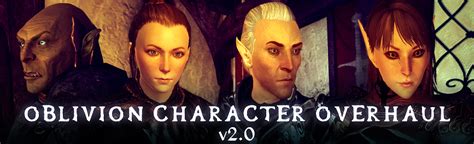 5 character changes during the tutorial. Oblivion Character Overhaul version 2 at Oblivion Nexus ...