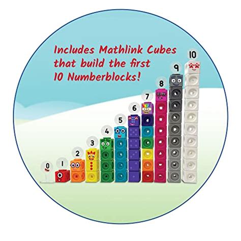 Hand2mind Numberblocks Mathlink Cubes 1 10 Activity Set 30