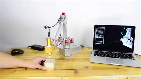 7bot Robot Arm Gui Demo Drilling Youtube