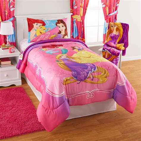Disney Princess Bedazzling Princess Reversible Twin Full Bedding Comforter New Ebay