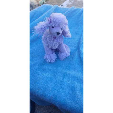 Ty Toys Ty Beanie Baby Demure The Purple Poodle 55 Inch Mwmts