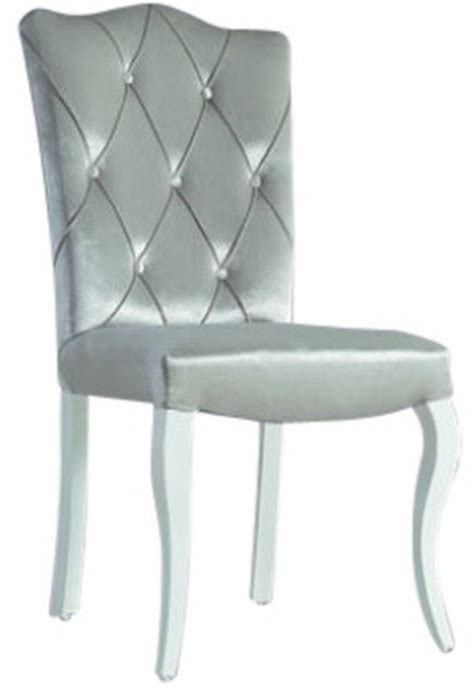 Shop patio, home décor, cookware & more! Chaise de salle à manger design velvet gris capitonnée GALBE