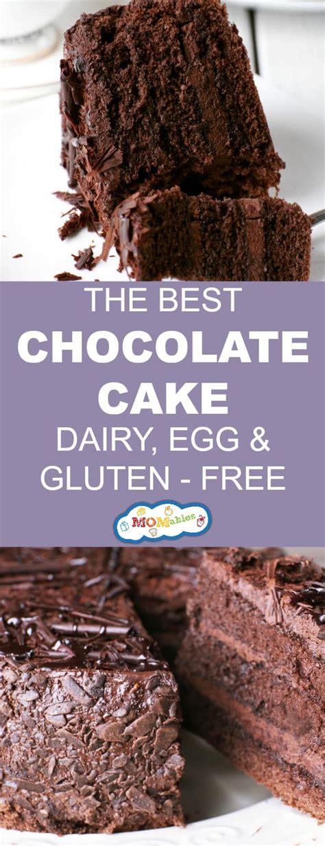 If you're not worried about making this cake vegan, you can swap in any. Gluten, Egg, and Dairy-Free Chocolate Cake