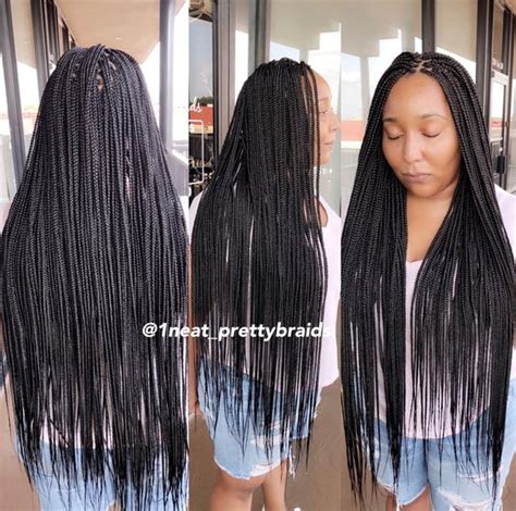 Hip Length Box Braids Black Hair Tribe