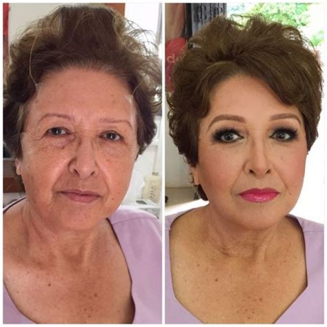 Maquiagem Na Terceira Idade Antes E Depois Beauty Makeover Makeup