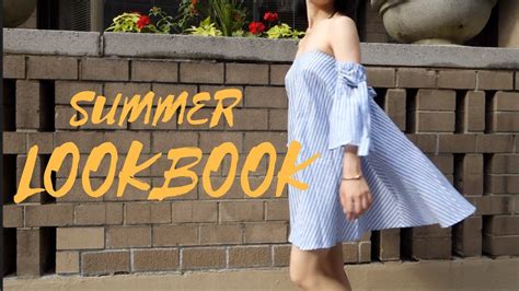 第一次的夏季百变风格穿搭 一切都为了显腿长 July Summer Lookbook YouTube