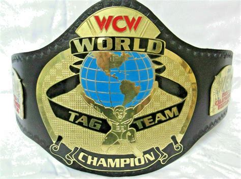 Latest WCW World Tag Team HEAVYWEIGHT Champion Wrestling Belt Adult Size EBay
