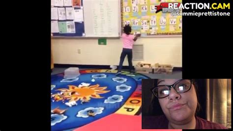 Video Badazz Little Girl Throws A Temper Tantrum In Class Reaction
