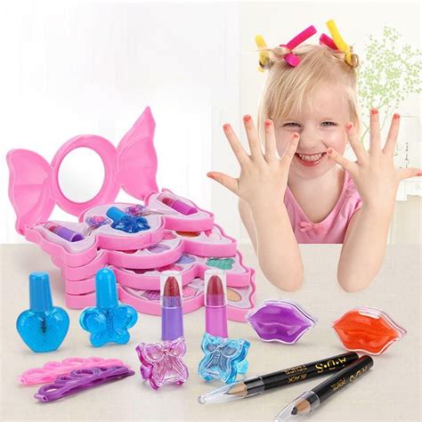 Details About Childrens Makeup Set Toys Kids Cosmetic Girls Kit