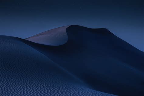 Wallpaper Desert Night Landscape Sky Blue 5397x3602 Konozettoda