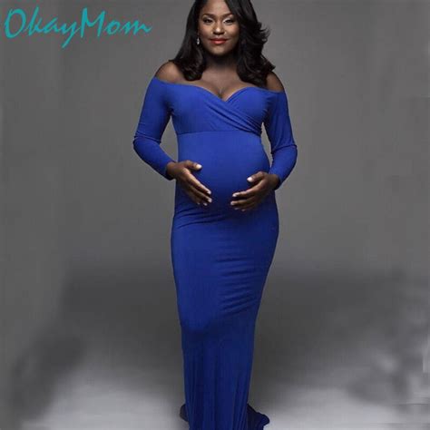 Okaymom Maternity Photography Props Sexy Euro America Pregnancy Wear