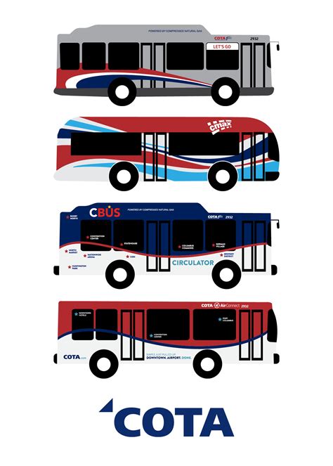 Cota Bus Vector Art On Behance