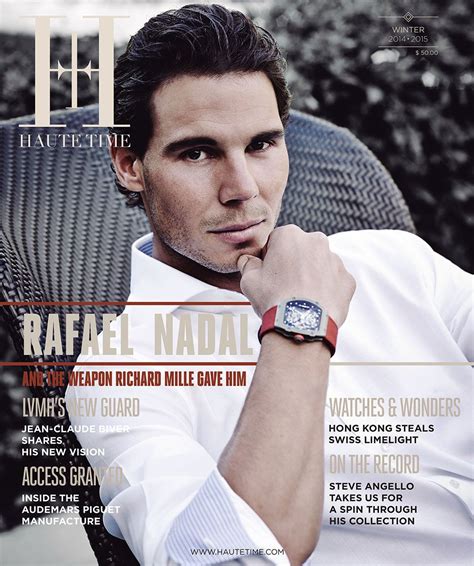 Rafael Nadal Appears On Amazing Cover Of Haute Time Magazine Rafael
