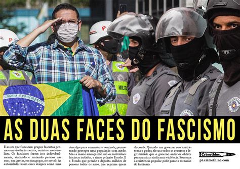 Crimethinc Poster As Duas Faces Do Fascismo Como A Polícia é