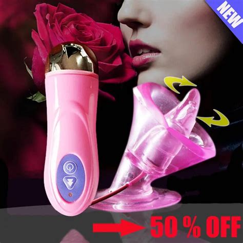 Electric Silicone Tongue Oral Licking Toy Oral Vaginal Clitoral Stimulation Speed Mouth