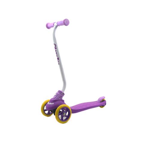 3 Wheels Non Adjustable Kids Foldable Tri Kick Scooter Purple China