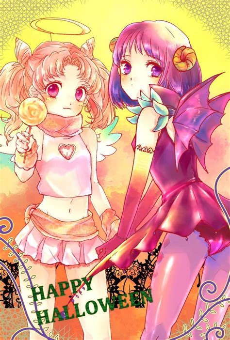 Chibi Usa And Tomoe Hotaru Bishoujo Senshi Sailor Moon Drawn By