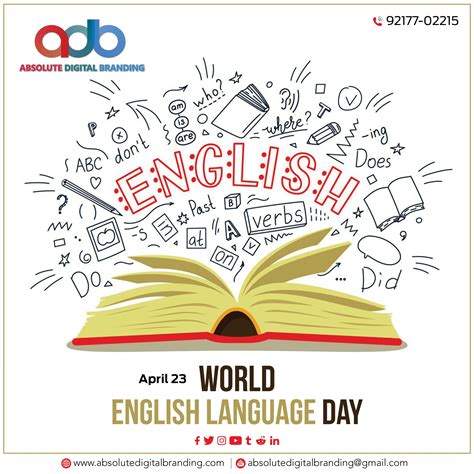 English Language Day Is Celebrated On April 23 Of Every Year English