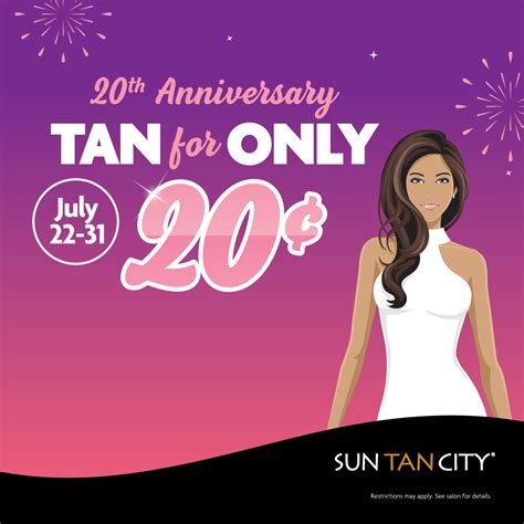 20¢ Tans Are Back For A Limited Time To Keep Our 20th Anniversary