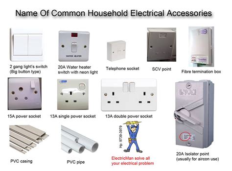 Common Household Electrical Accessories Sg Electrical Engineering