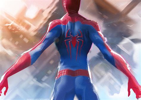 The Amazing Spider Man Digital Art By Robert Rachuig