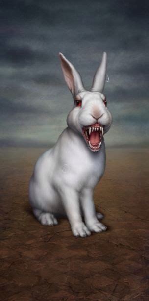 Pin By Interesting Things On Weird And Interesting Video Bunny Art Evil Bunny Rabbit Art