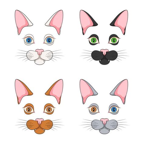 Cat Ears Illustrations Royalty Free Vector Graphics