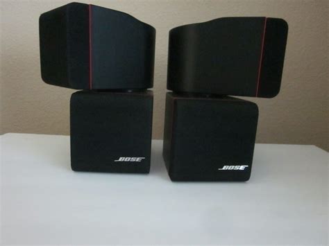 Pair Of BOSE Legendary REDLINE Double Cube Swivel Speakers Lifestyle