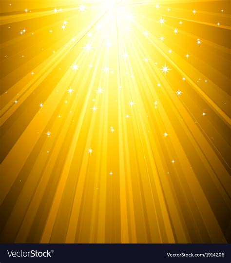 Abstract Magic Gold Light Background Royalty Free Vector