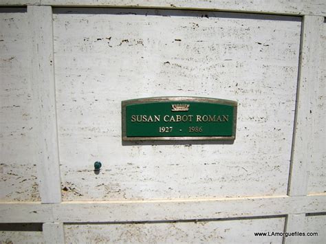 Los Angeles Morgue Files The Wasp Woman Actress Susan Cabot Killed By Son 1986 Hillside Cemetery