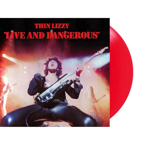 thin lizzy live and dangerous 180 gram vinyl clear vinyl red aud record stop