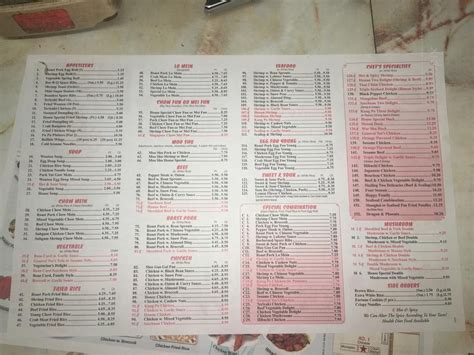 Number one chinese food we are a family owned restaurant serving coopersville, and its nearby cities since 2001. Menu of Number One Chinese Restaurant in Oneida, NY 13421