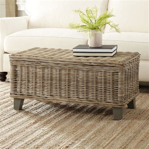 Birch Lane Rivera Rattan Coffee Table Birch Lane