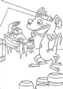 The scare floor favorite outfit: Monster inc. coloring pages | Free Coloring Pages