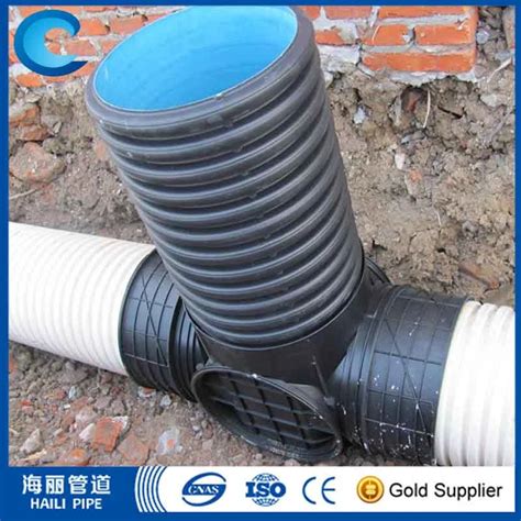 Dn800 Sn8 Harge Diameter Double Wall Plastic Corrugated Pipe Dwc Pipe